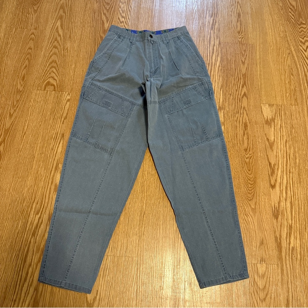 Bugle Boy Men's Cargo Pants in Slate Blue
